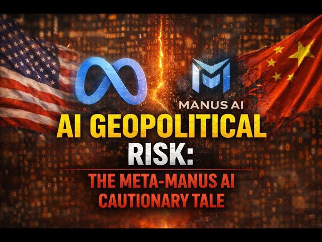 AI Vendor Risk Case Study. The Meta Manus Shock