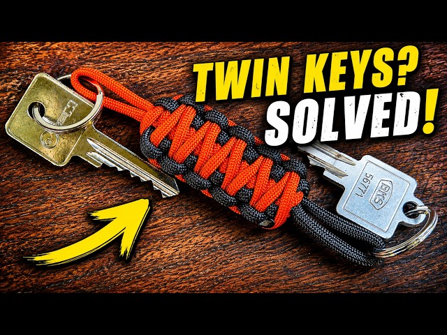 See How I SOLVED the Twin Key PROBLEM Using Paracord