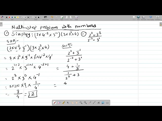 Multi step problems with numbers #exponential #algebra #mathhelp #maths #prealgebra #calculus #solve