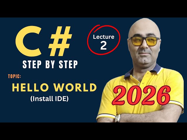 Create Console Application – Beginner Friendly Tutorial –  Csharp programming 2026