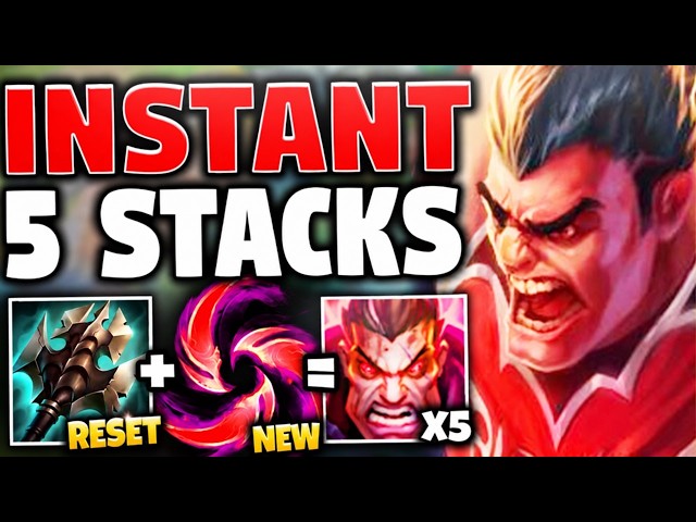 INSTANT 5 STACK DARIUS! MOST BROKEN WAY TO PLAY DARIUS! (TITANIC HYDRA + HAIL OF BLADES)