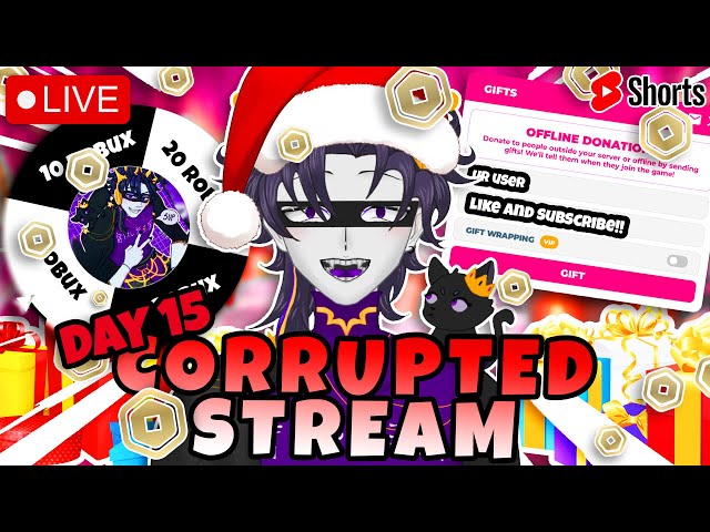 🔴🎄PLS DONATE LIVE🎄| VTuber ROBUX Drops + Spin the Wheel | 🎁 TTS ON | DAY 15 #shorts