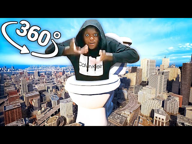 61 meme Toilet - City in 360° Video | VR / 8K | ( Six one meme )