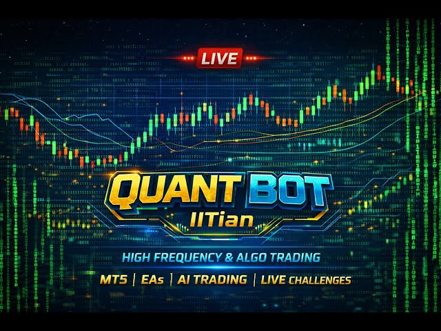 $100 to $100K LIVE Challenge | Quant Trading Bot | Day 7 | already at $419 + $400
