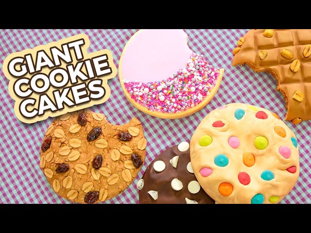 GIANT Cake Cookies!! | Super Sized Dessert | How To Cake It