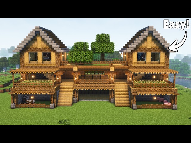 Minecraft: How to Build Ultimate Survival House Tutorial