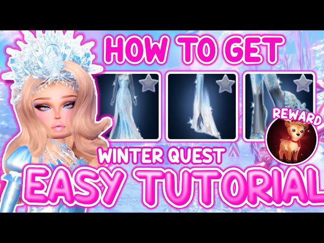 *EASY TUTORIAL* HOW TO COMPLETE THE NEW DRESS TO IMPRESS WINTER QUEST! *NEW REWARDS!!* | Roblox