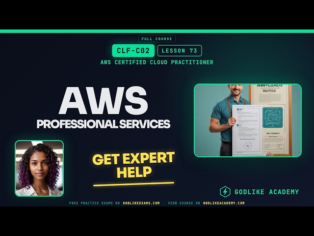 CLF-C02 AWS Certified Cloud Practitioner · Lesson 73: AWS Professional Services Explained