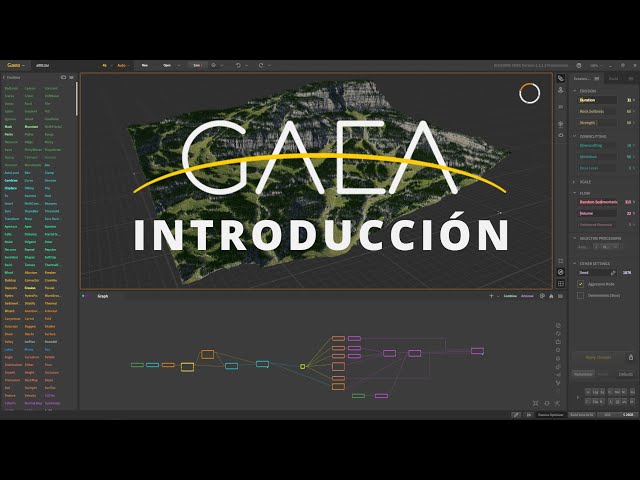 Introduccion a Quadspinner Gaea para modelar terrenos en 3D