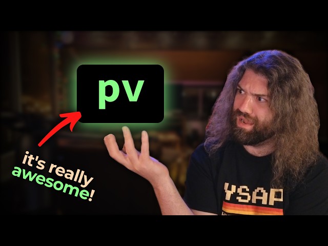 This Linux command is Really Useful! `pv` aka Pipe Viewer
