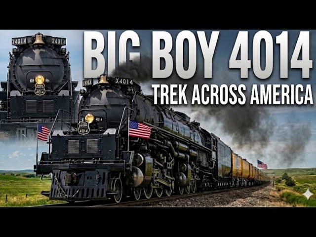 Big Boy 4014 Trek across America full video 