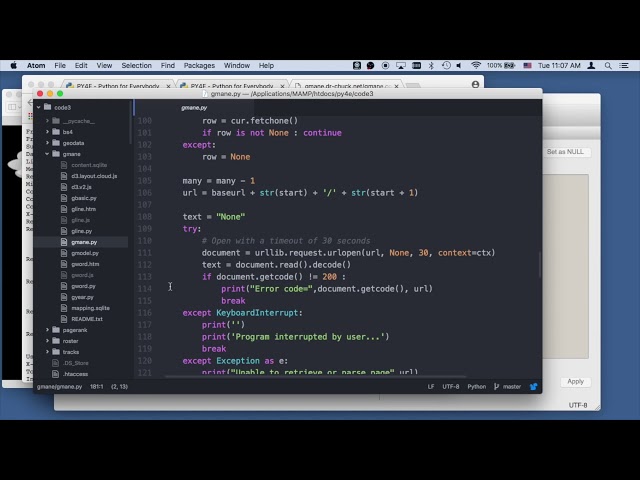 Python - Working With Databases - 10 Minutes Videos 079