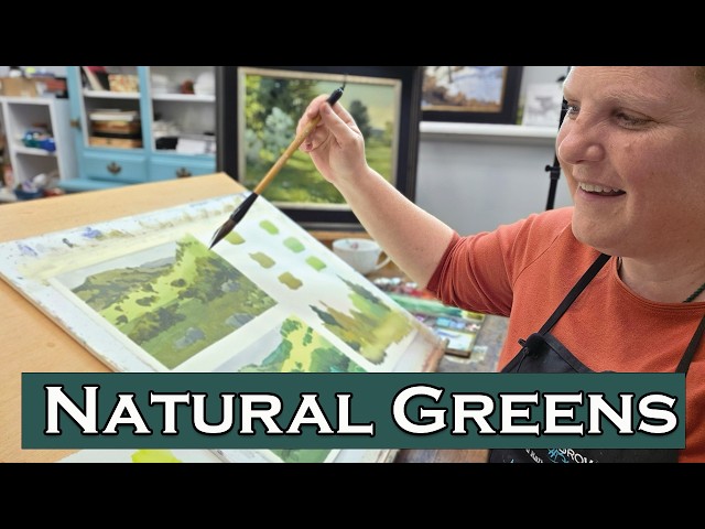 The Secret to Mixing Natural Greens in Watercolor