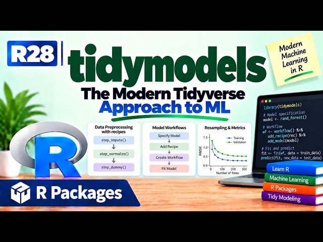 R28 | tidymodels — The Modern Tidyverse Approach to ML | R Packages | Uplatz