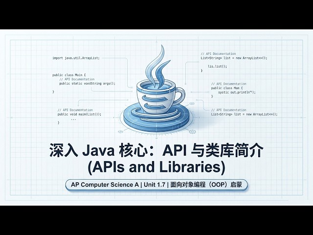 AP CSA Unit 1.7 API 与类库简介（APIs and Libraries）