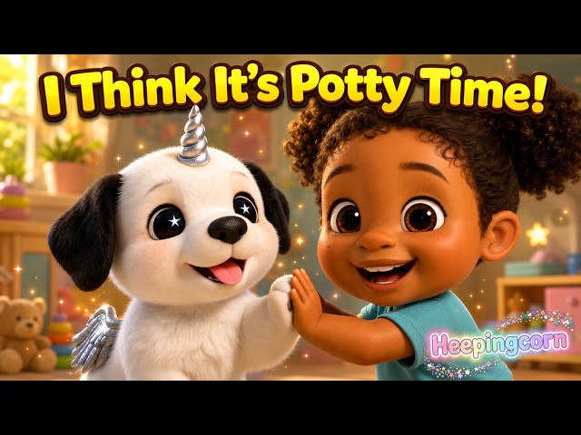 I Think It’s Potty Time! 🚽 | Fun Potty Training Song for Toddlers | Heepingcorn Kids Songs