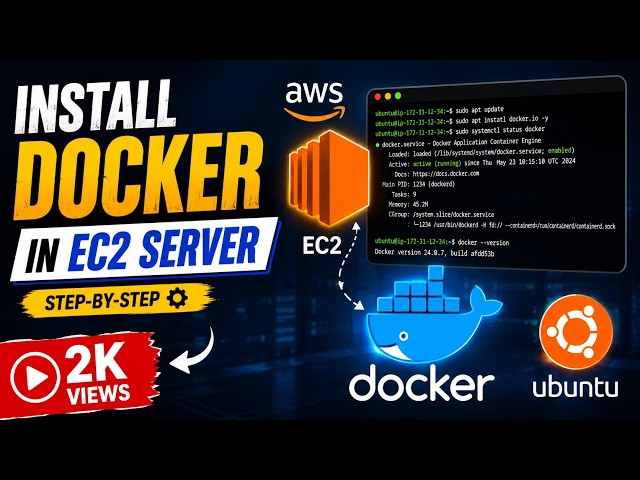 How to Install Docker on AWS EC2 Ubuntu | Step-by-Step Beginner Tutorial
