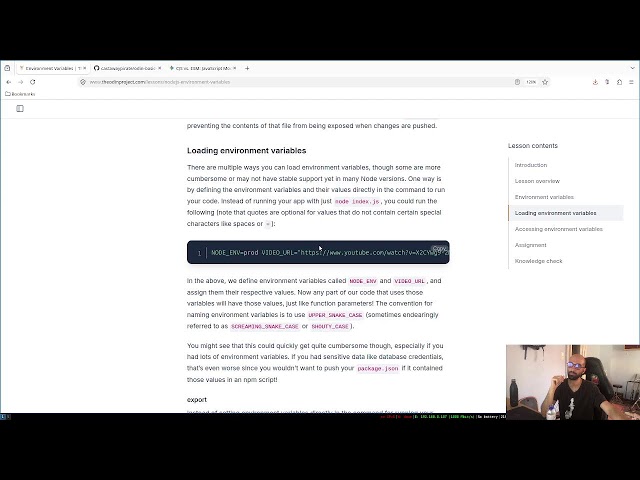 The Odin Project: Full Stack JavaScript | 50/10 Pomodoro | Day 122