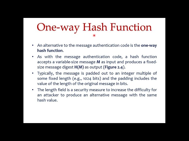 Cyber Message Authentication Lec 7   4of10