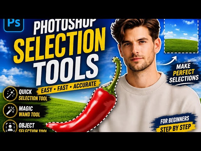 Stop Struggling With Selections! | Photoshop Selection Tools Explained