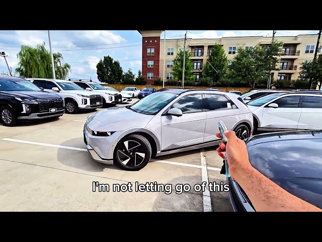 HOW TO USE SMART REMOTE PARKING ASSIST ON 2025 HYUNDAI IONIQ 5 FROM OUTSIDE OF THE CAR WITH JUST FOB