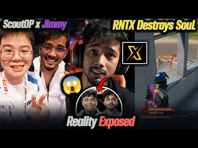 Scout x Jimmy PUBGM💀 ScoutOP on TX Joker Spraygod Issue😧 RNTX Destroys Team SOUL😱 Pain Tracegod
