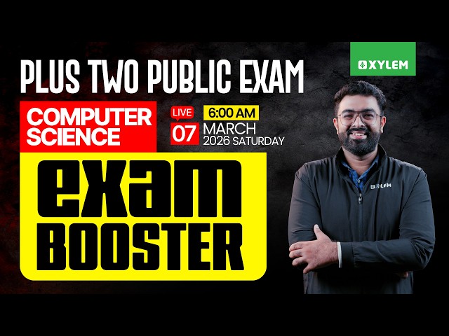 Plus Two Computer Science | Exam Booster | Xylem Plus Two