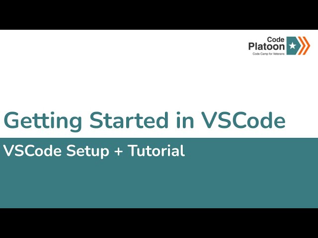W1D1: Visual Studio Code Intro + Pair Programming (2 of 4)