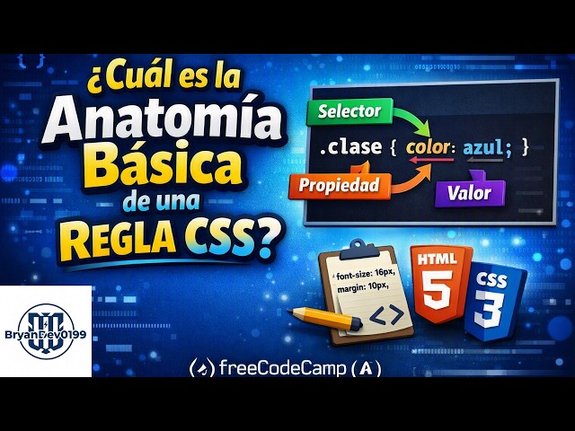 💻✨ Anatomía de una Regla CSS 🧩 | Aprende CSS desde Cero con FreeCodeCamp 🔥