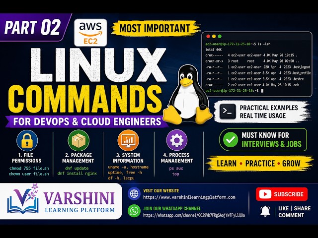 Linux Commands Part 02 – Practical Tutorial for Beginners & DevOps Engineers