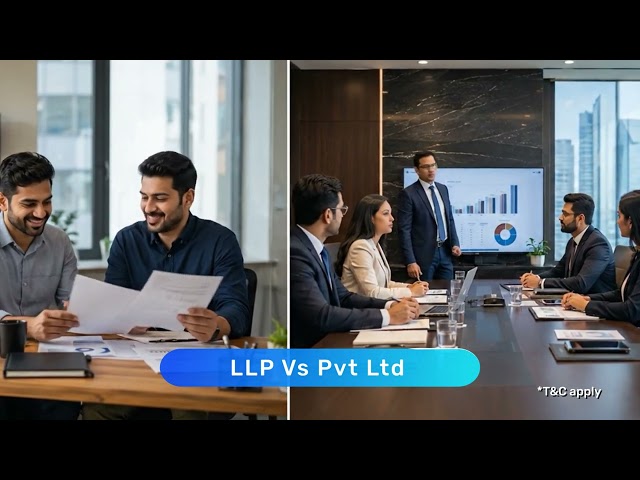 ⚖️ Private Limited Company vs LLP | Registration, Liability, Tax & Compliance