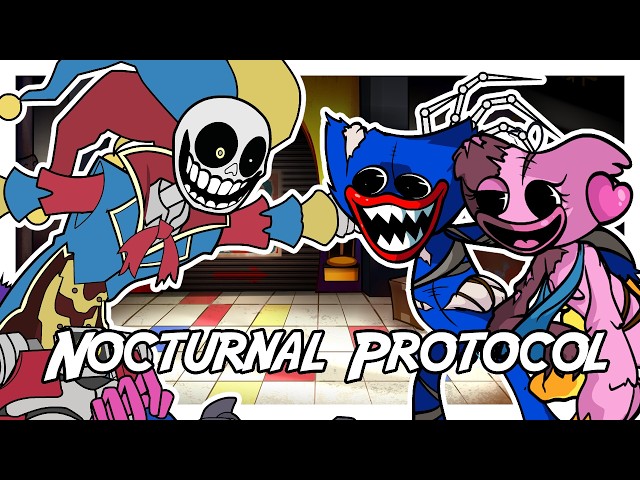 FNF Nocturnal Protocol but it's Prototype vs Huggy Wuggy & Kissy Missy