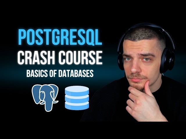PostgreSQL Crash Course - Beginner Tutorial