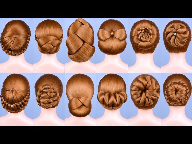 Top 12 Very Easy & Beautiful Hairstyles Special Occasions | Simple And Unique Hairstyles Tutorial