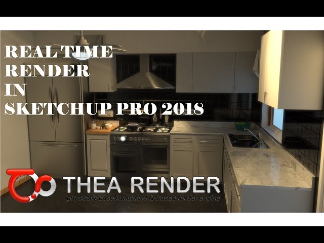 Real Time Rendering In SketchUp with Thea Render #7