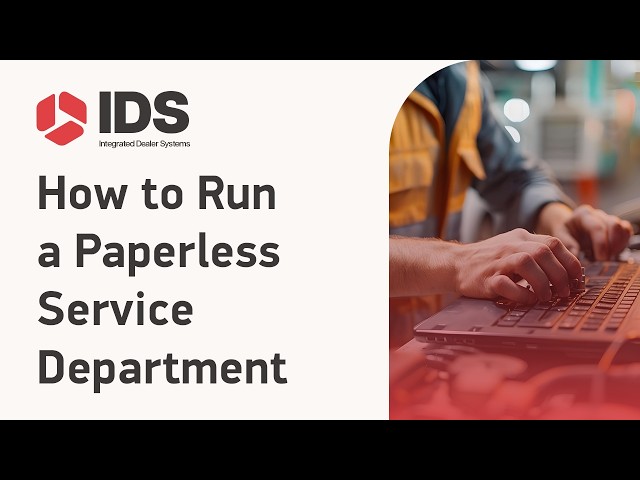 How to Run a Paperless Service Department
