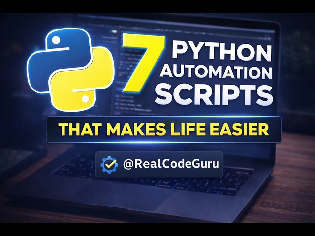 Python Automation Scripts to Help Me Do Less Work