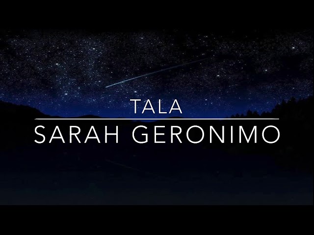 Tala (Lyrics) - Sarah Geronimo