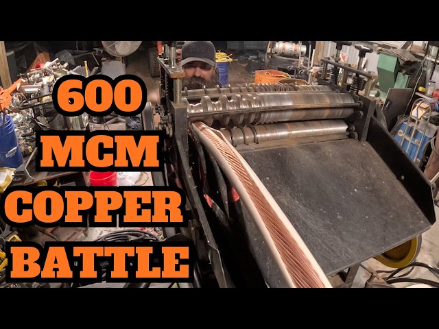 The Dragon VS 600 MCM Copper Wire!!! Using All The Tools To GET IT STRIPPED!!!