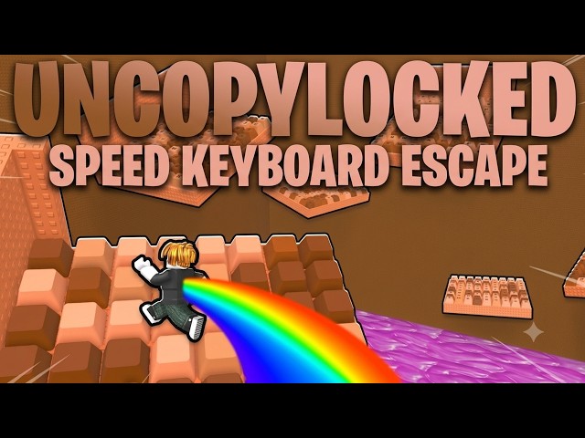 *NEW* +1 Speed Keyboard Escape Uncopylocked | Roblox Studio Tutorial 2026