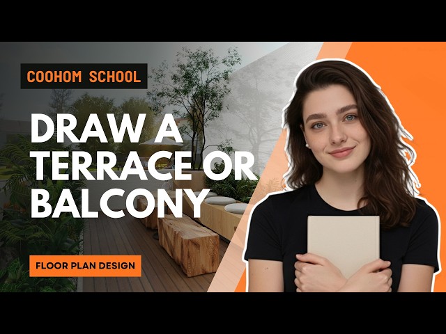 How to Draw a Terrace or Balcony | Coohom