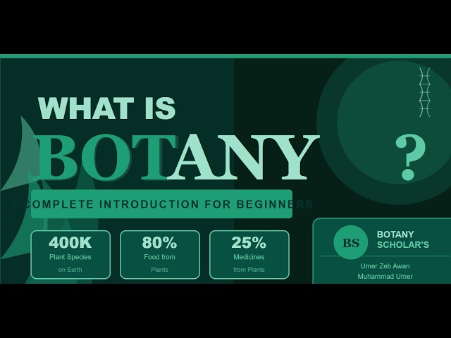 What is Botany? | A Complete Introduction for Beginners | BOTANY SCHOLAR'S
