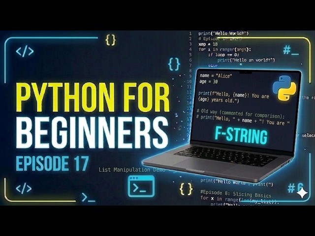 Python f-Strings Tutorial for Beginners
