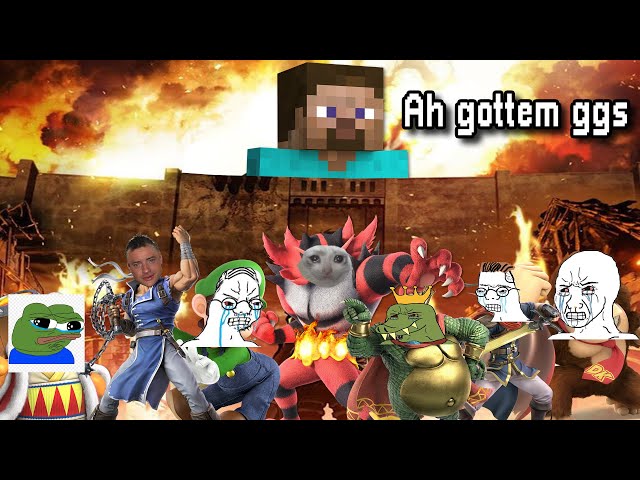 Steve needs to chill!!! | Smash Bros Ultimate Montage | Steve Montage