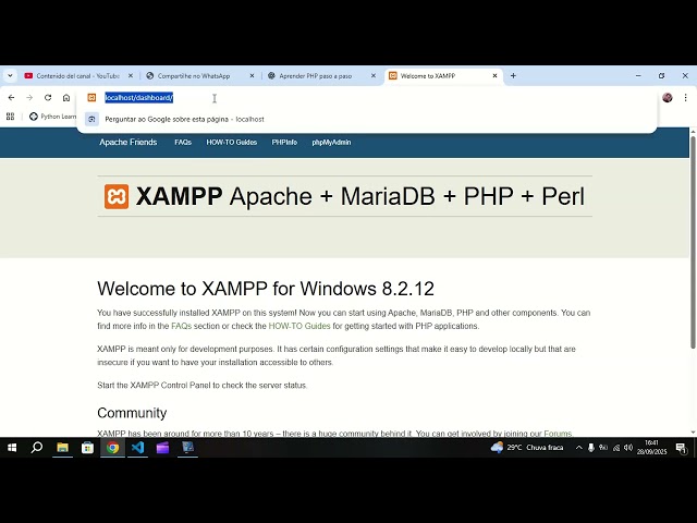 Función echo en PHP mostrando un mensaje