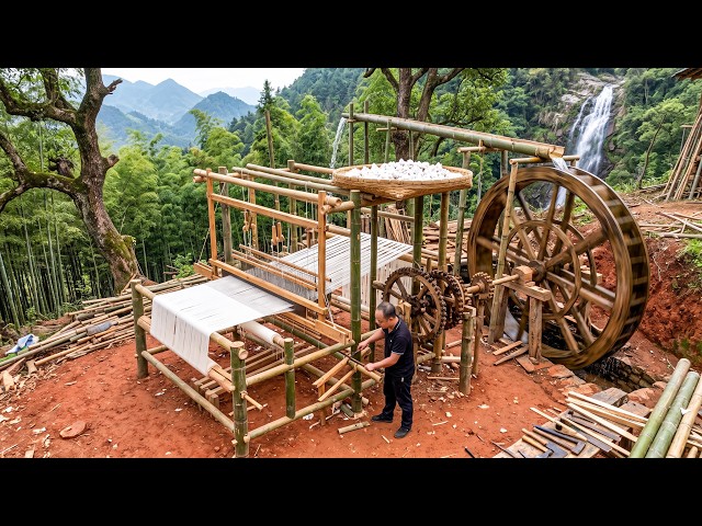 Building a Complete Weaving Tool Set Using Primitive Materials After Years in the Forest