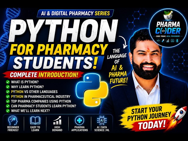 Python vs Other Languages | Why Python is Best for Pharmacy Students?