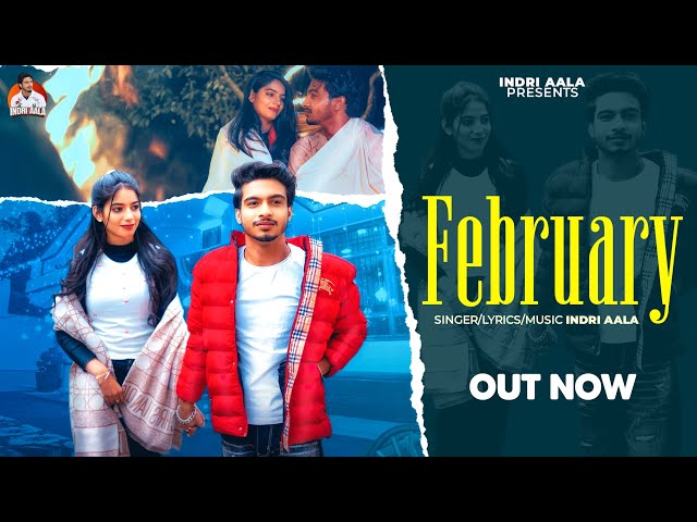 February (Official Video) Indri Aala & Jiya | New Haryanvi Song 2026 