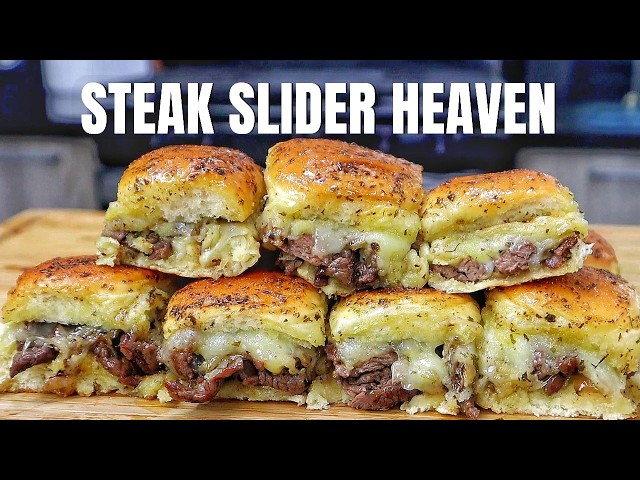 These Steak & Cheese Sliders Disappeared in Minutes!