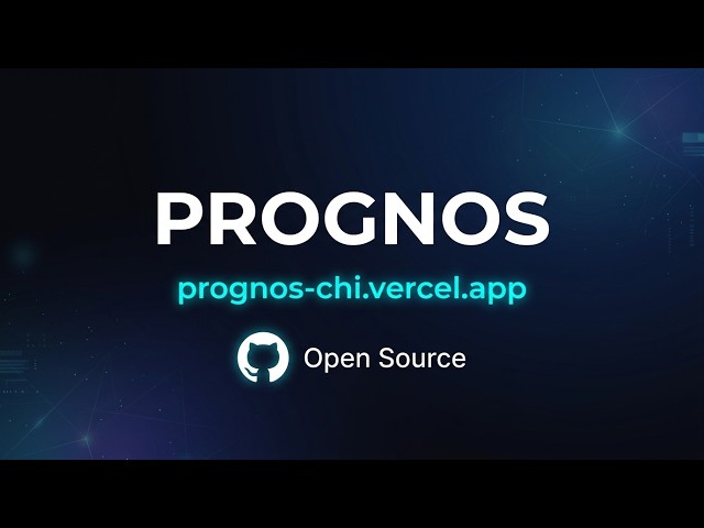 PROGNOS — The Strava for Competitive Programming (CS50 Final Project)